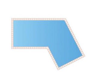 Shape of open C of uniform depth