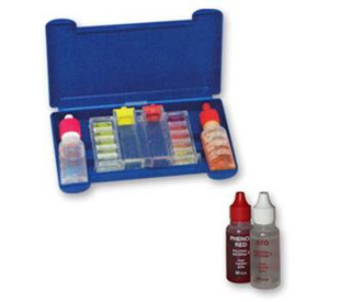 Cl - pH control kit with liquid reagents